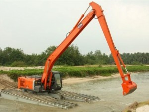 Amfibi Excavator